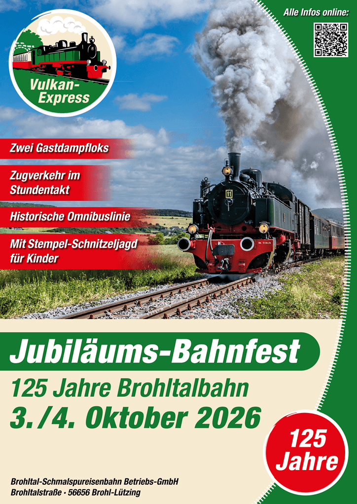 260821 Brohltalbahn Bahnfest Plakat v1