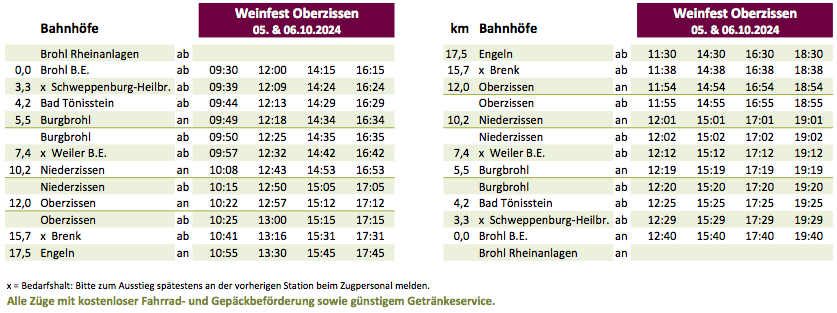 231122 Hg Fahrplane 2024 Weinfest